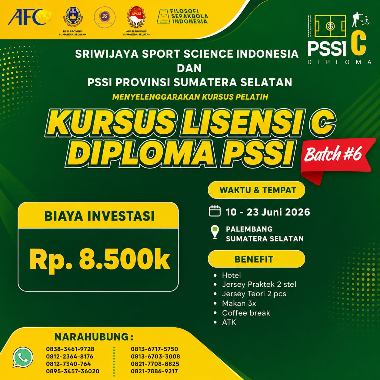 Banner AFC/PSSI C Diploma